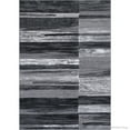 thumbnail image 2 of Allstar 5x7 Modern Area Rug in Grey with Charcoal Grey Abstract Bi-Directional Texture design (4' 11" x 6' 11"), 2 of 8