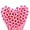 Pink, variant on 50pcs Heart Shaped Pink Straws 8mm Individually Wrapped Disposable Drinking Straws for Galentine's Brunches,Cocktail, Birthday Parties, Pastel Weddings & Bridal Shower Decorations