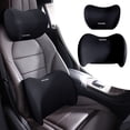 thumbnail image 1 of Lumbar Pillows Headrest Pillow Lumbar Support Pillows For Office Chair Ergonomic Memory Foam Back Pillows For Car Back Support For Office Chair Car Bed Car Electronics, 1 of 9