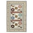 thumbnail image 1 of Casavani Handmade Cotton Area Rug Bohemian Beige Square Living Room Carpets 10x10 feet, 1 of 5