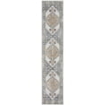 thumbnail image 2 of Nourison Astra Machine Washable Persian Grey/Gold 2'2" x 8' Area Rug (2x8), 2 of 8
