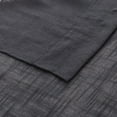 thumbnail image 5 of Half Window Tier Curtains Linen Textured 36 Inches Long for Kitchen/Café Window Treatment Set of 2 Panels, (27"W x 36"L, Black), 5 of 5