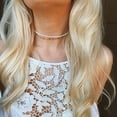 thumbnail image 7 of Grandest Birch Simple Women Beaded Choker Necklace Summer Beach Jewelry Birthday Gift Porcelain White, 7 of 7