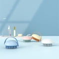 thumbnail image 4 of Yuarrent Ducha Cepillo para el cabello Circulación sanguínea Correa elástica antideslizante Cabeza de baño Masajeador para el cuero cabelludo Masaje Juegos de accesorios de baño Amarillo Yuarrent HA063408-04B, 4 of 6