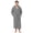 Gray, variant on Men's Bathrobes with Hood, Soft Long Towel Robe for Men (Navy,L/XL)