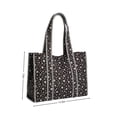 thumbnail image 2 of Fmbmuo Large Capacity Cute Tote Bags, Canvas Tote Bags with Zipper, Vintage Floral Shoulder Bag for Shopping Travel Daily Use, 2 of 4
