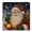 #A Santa Claus with hand-held wind lanterns, variant on Christmas Pearl Art Kits for Adults Pearl Diamond Art Diy Kits DIY Pearl Painting Kit for Beginners,7.87x7.87 Inch Gemstone Diamond Dots Beads Handmade Hanging Painting Kit for Home Wall Decor