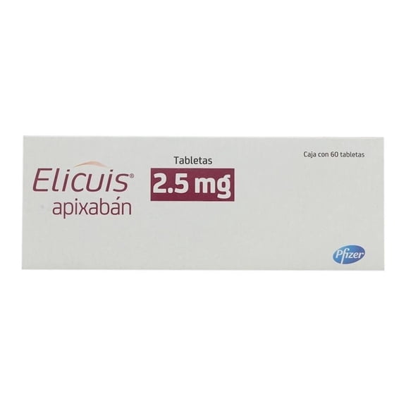 Elicuis 2.5 mg 60 tabletas
