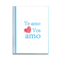 thumbnail image 1 of Latin I Love You Simple Text Casual Book Sheet Protectors Portfolio Binder Folder, 1 of 3