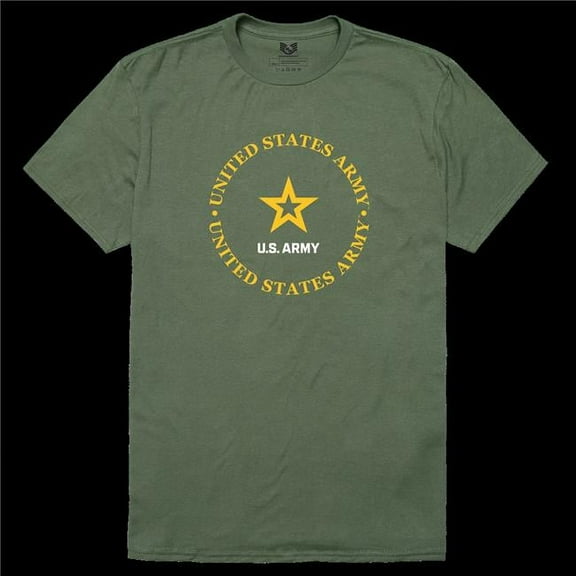 US Army 44 Relaxed Graphic T-Shirt - Olive - 2X