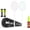 2 Pcs White Red Green-Color String, variant on Professional Carbon Fiber Badminton Rackets Badminton Racquet for Backyards Gym