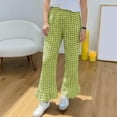 thumbnail image 7 of Felirenzacia Women's Plaid Comfy Cotton Pajama Pants, Loose Lightweight Tartan Elastic Waist Checkered Lounge Wear Pants, Green,XL, 7 of 7
