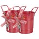 thumbnail image 5 of unbranded 2Ud Macetero Metal Estilo Retro Para Almacenar Plantas En Oficina Y Jardín, 5 of 7