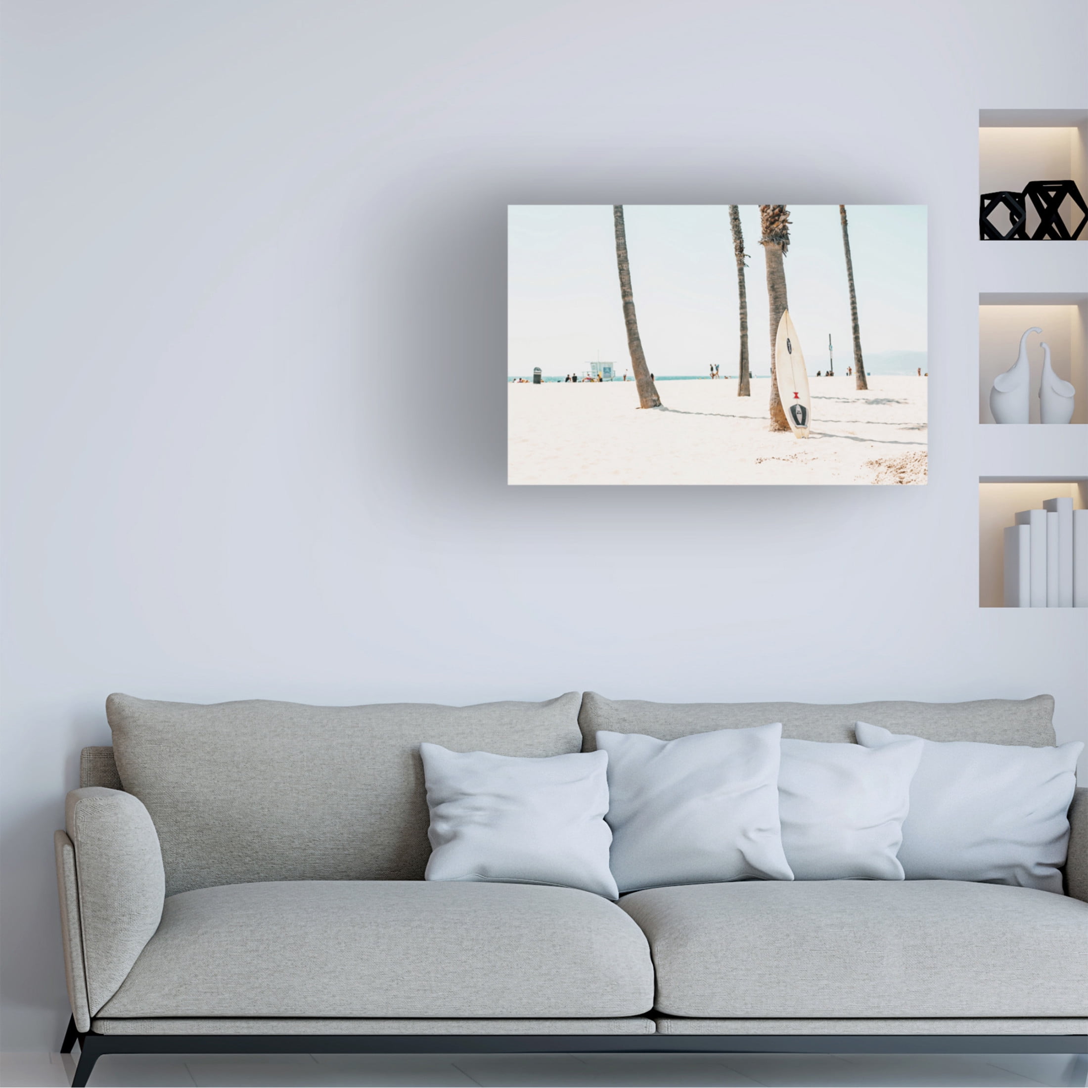Canvas Wall Art - Krista Broadway 'Carlo' Wall Art for Living Room, Bedroom, or Office Décor by Trademark Fine Art - 24 x 16 Inches