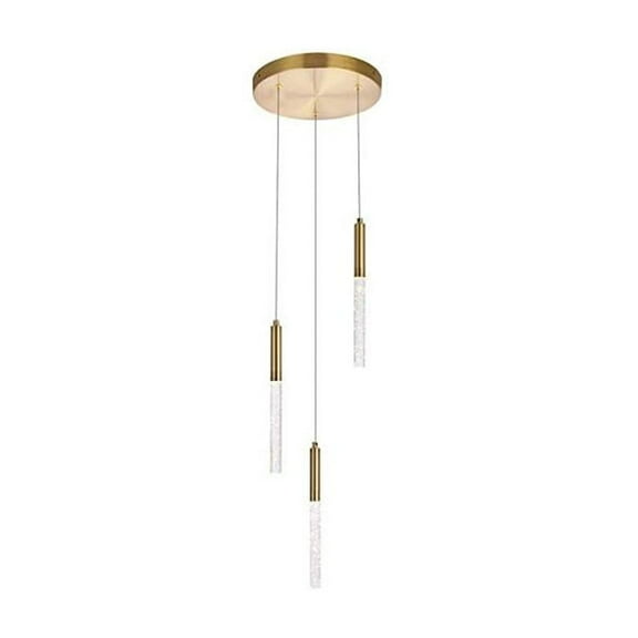 Ruelle 3 lights Gold Pendant