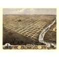 thumbnail image 2 of Ruger 32x25 Gold Ornate Wood Framed with Double Matting Museum Art Print Titled - Topeka Kansas - Ruger 1869, 2 of 4