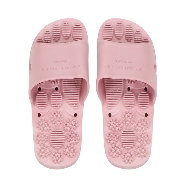 Zapatillas Masajeadoras Rosa para Mujer, Talla S (36-37) - Terapia de Puntos Reflexológicos para Cuidado y Bienestar de los Pies