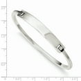 thumbnail image 2 of 925 Sterling Silver ID Hinged Bangle Bracelet, 2 of 2