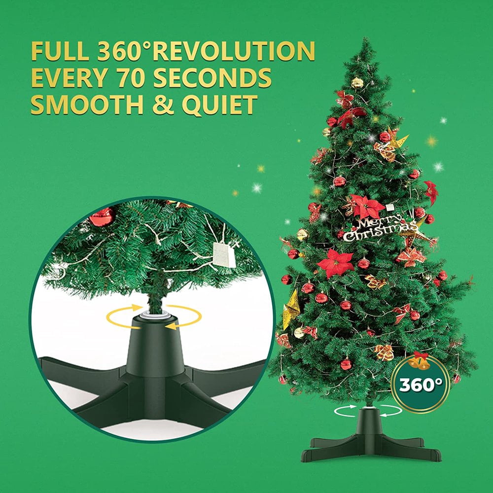 LIWI-Support pour sapin de Noël en métal pour arbre artificiel Vert[858