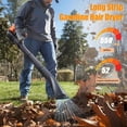 thumbnail image 2 of 52cc Backpack Leaf Blower – Gas Powered 550 CFM & 205 MPH High Airflow, Powerful 52CC Engine with 1.2L Tank, Clears Leaves, Debris & Snow Efficiently, 2 of 6