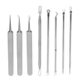 thumbnail image 3 of 8Pcs Acné Outils Extracteur Kit Popper Popper Décapant en Acier Inoxydable Soins de la Peau Fournitures, 3 of 14