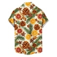 thumbnail image 5 of LIBRCLO Mens Short Sleeve Shirts Quick Dry Casual Button Down Shirts Fashion Summer Vacation Hawaiian Beach Tops Gold 5XL, 5 of 6
