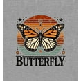 thumbnail image 2 of Butterfly Youth Heather Gray Long Sleeve Hoodie-XXL, 2 of 3