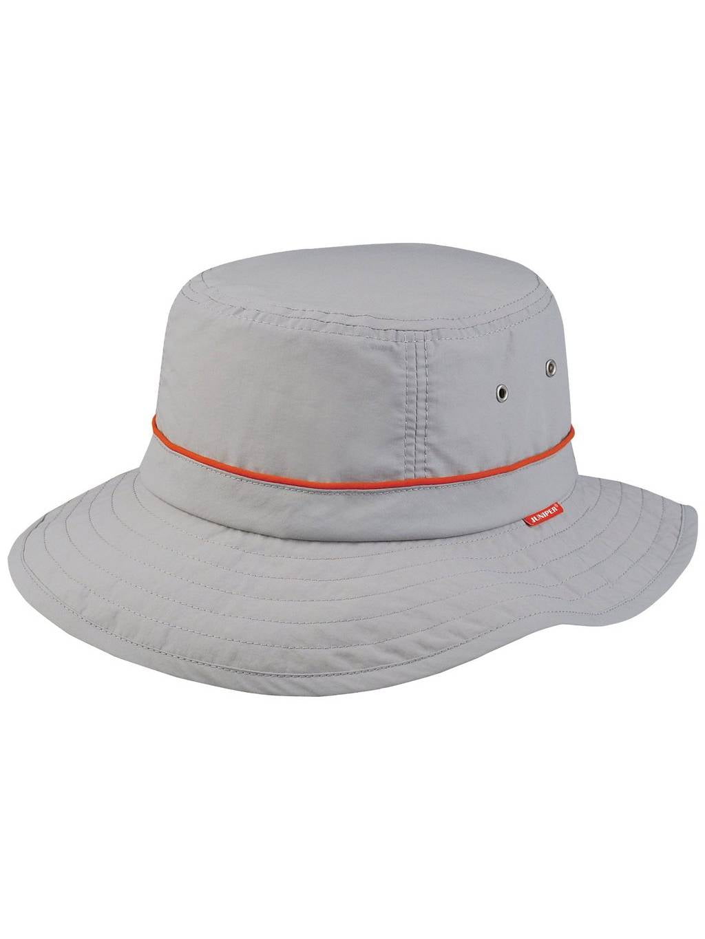 Juniper Taslon UV Bucket Cap with Orange Piping