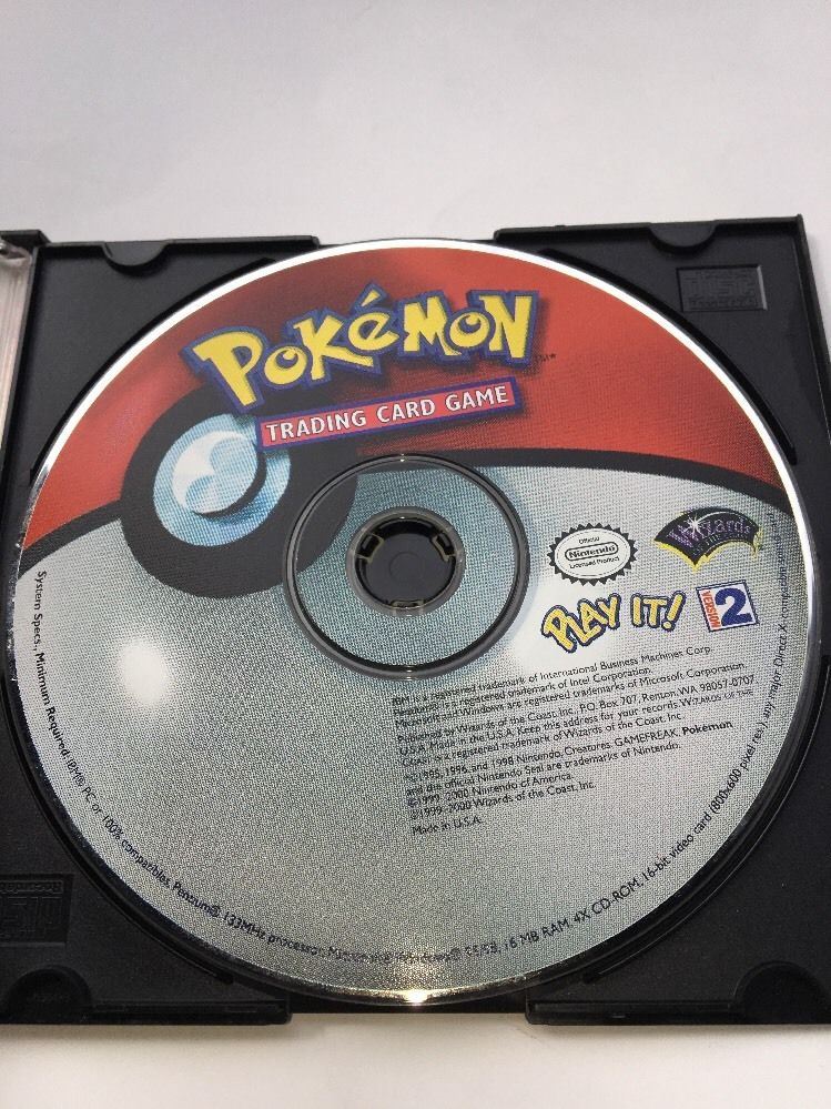 Pokemon Trading Card Game Discwindow Pc Cd Romwizards Of