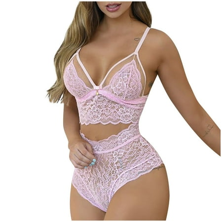 

Rovga Underwear For Women Fashion Lace Lingerie Underwear Sleepwear Underwear Pajamas Thong Fantasy Elegant Bridal Lingeries