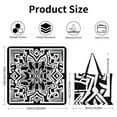 thumbnail image 2 of Bohemian Pattern Picnic Blanket Waterproof Outdoor Beach Blanket Hand-held Pad Suitable for Travel, Camping, Beach, Family Gatherings, 2 of 7