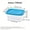 Blue, variant on Flip Top Food Storage Container Airtight Cheese Butter Garlic Box for Refrigerator, Kitchen Organizer for Scallions Ginger-Seasoning, Easter Gifts Fresh-Keeper, Clear