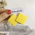 thumbnail image 6 of HOOUN Fashion Candy Color Earrings Jewelry Frosted Spray Paint Women Ear Studs -Red, 6 of 9