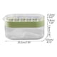 thumbnail image 2 of Caja de Molde de Cubitos de Hielo | Molde de helado de liberación fácil con tapa | Máquina de hielo de silicona de grado alimenticio para el hogar | Bandeja redonda para bebidas que ahorra espacio, 2 of 2