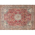 thumbnail image 1 of Ahgly Company Indoor Rectangle Traditional Brown Red Medallion Area Rugs, 8' x 12', 1 of 6