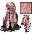 thumbnail image 6 of Tisuna Headbands For Women, Lightweight Large Square Silk Scarf Polka Dot Print Hair Bandana For Outdoor Street, 6 of 7