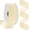 Ivory, variant on 1.5 Inch Velvet Ribbon, 20 Yards Single Face Thin Ribbon black