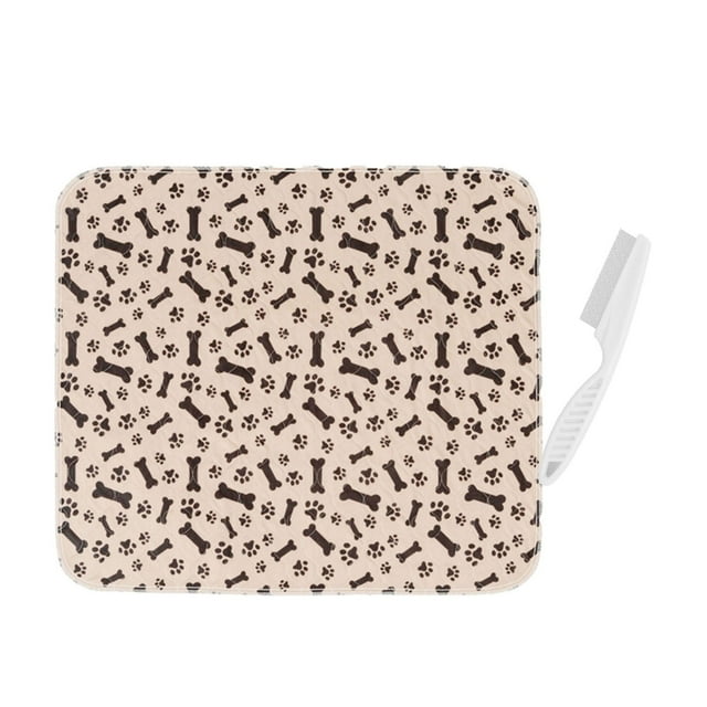 Mat 30x30cm Pet Grooming Mat with Comb Leak Proof and Odor Resistant Easy to Clean and Reuse(1Pcs) Rkxzt