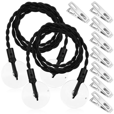 

Retractable Travel Clothesline with Suction Cups & Clips