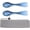#3 Ice-Crystal Blue, variant on Titanium 2 in 1 Fork and Spoon Combo 2- Lightweight Camping Utensil, Spork for Backpacking, Hiking, Outdoors