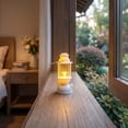 thumbnail image 3 of Mini Vintage LED Lantern Ornaments, Retro Small Oil Lamp Hanging Night Light for Halloween Christmas Table Decor, 3 of 6