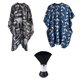 thumbnail image 1 of Capa de Peluquero 3 Piezas Vhermosa Adultos y Niños Azul Negro, 1 of 8