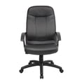 thumbnail image 2 of Pemberly Row Executive High Back Faux Leather Office Chair in Black, 2 of 8