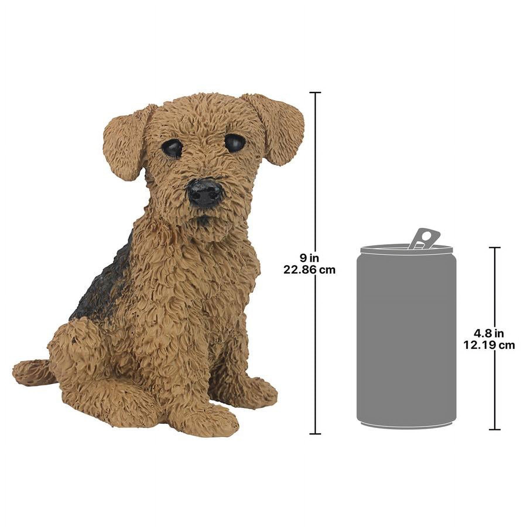 Design Toscano Airedale Puppy Dog Statue - image 4 of 7