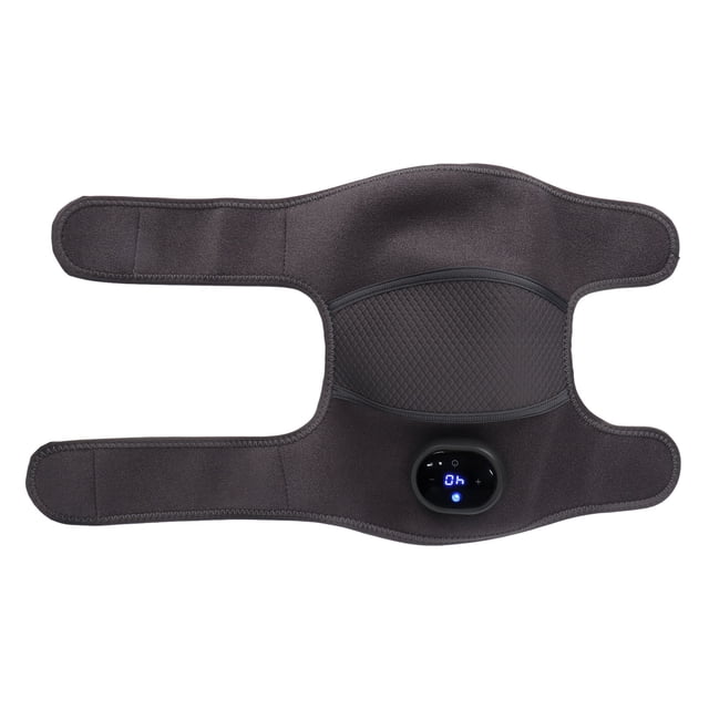 Heated Knee Massager, Perfect Fit Constant Temperature Knee Heating Pad 3 Gears Vibration Adjustable 3D Massage for Knee for Home