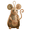 B, variant on 3D Cute Patchwork Animal DIY Sewing Kit, Handmade Craft Set With Pattern Instructions, Relaxing Beginner Project For Home (Multicolor ,30.00CM)