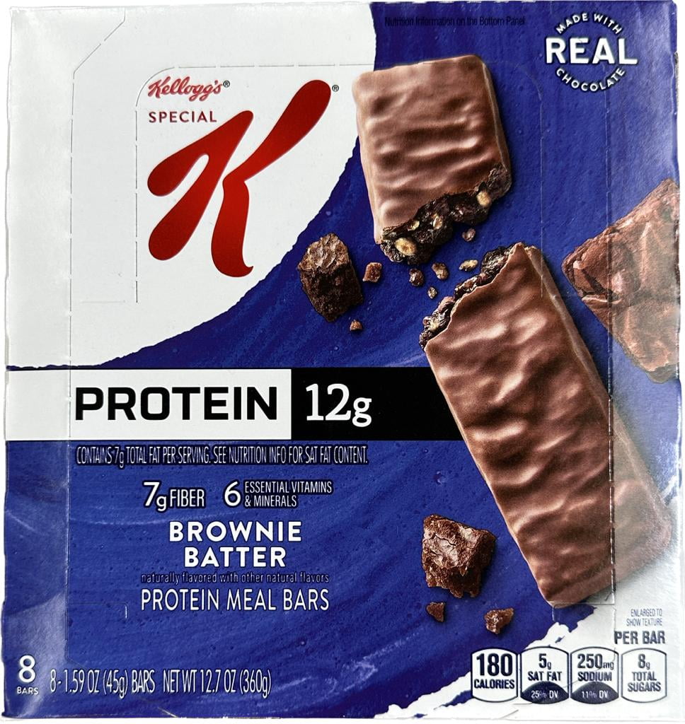 Kelloggs Special K Protein Bar Double Chocolate 1.59 Oz Each ( 8 In A