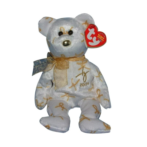 Ty Beanie Baby: 2004 Signature Bear | Stuffed Animal | MWMT