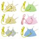 thumbnail image 4 of Conjunto de arnés, chaleco y correa, ropa cómoda para animales pequeños con accesorio, correa para el pecho, conejo, hurón, conejito, hámster y gatito, 4 of 5