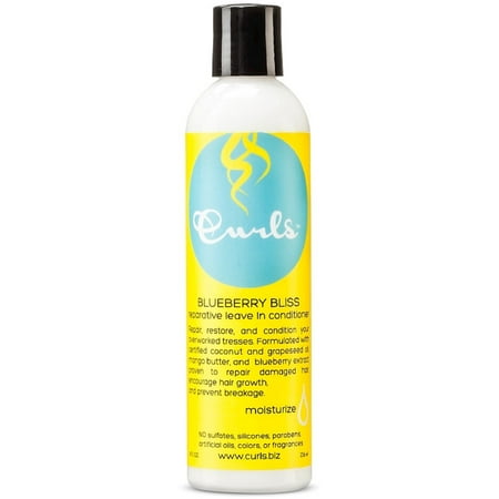 Curls Blueberry Bliss Reparative Leave-In Conditioner 8 oz (Pack of